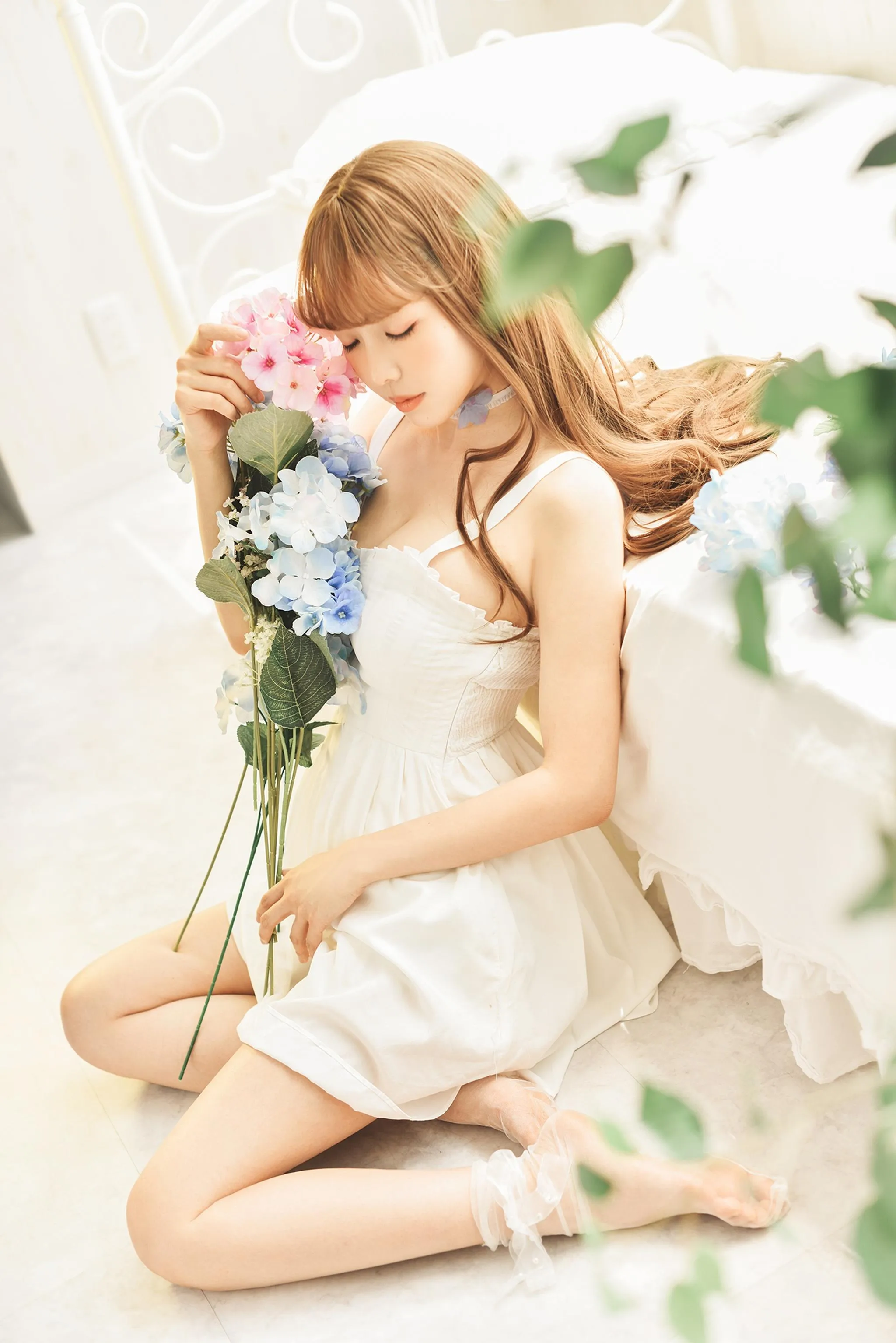 ElyEE子 – NO.76 White Dress [22P]插图6